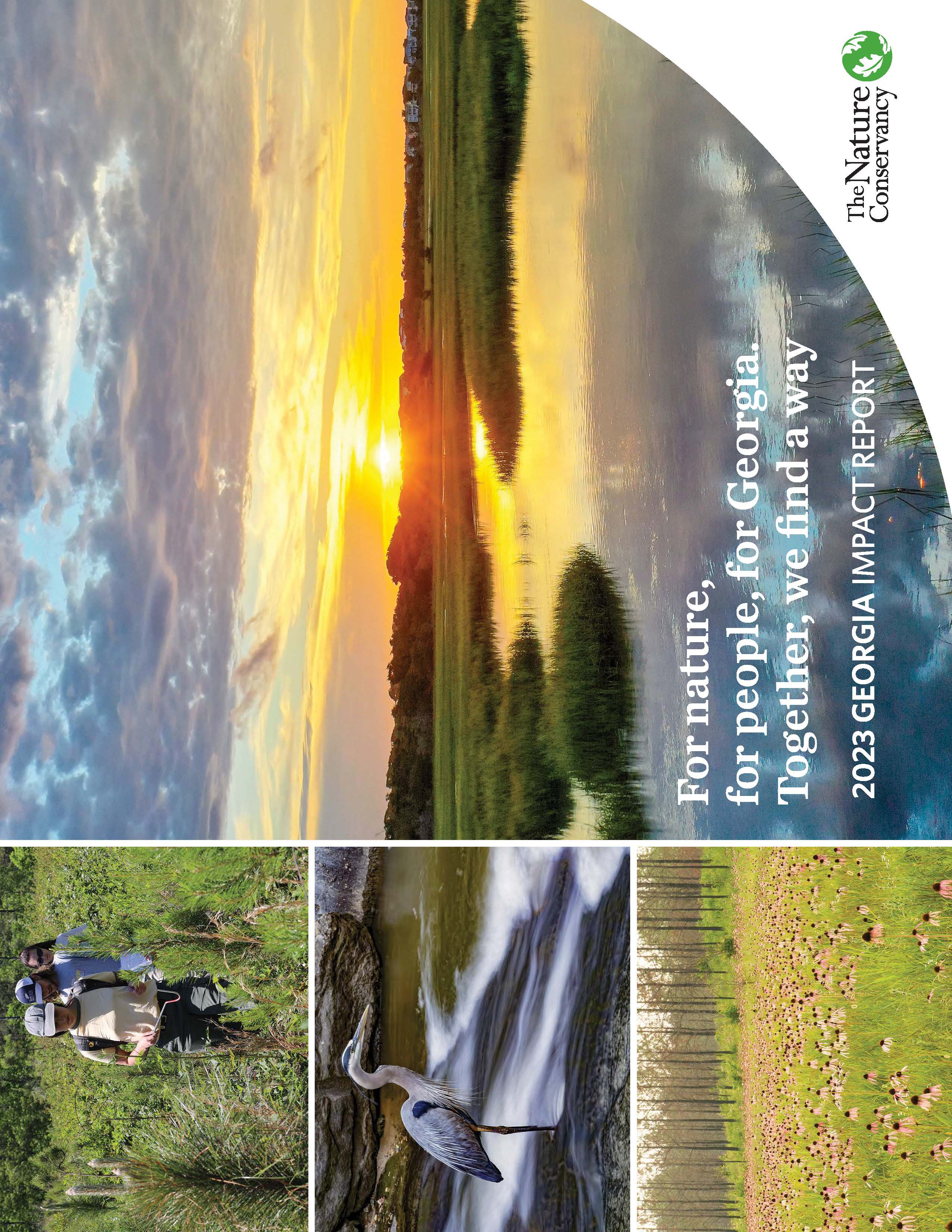 GA 2023 Impact Report Cover with a collage of images.