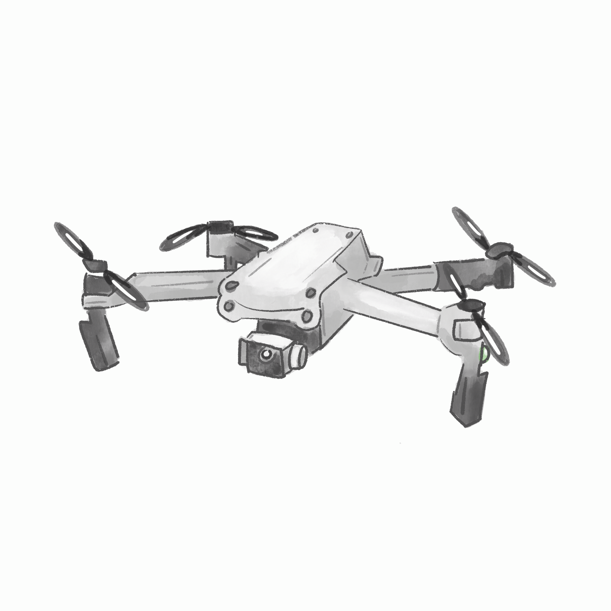 a drone animation.