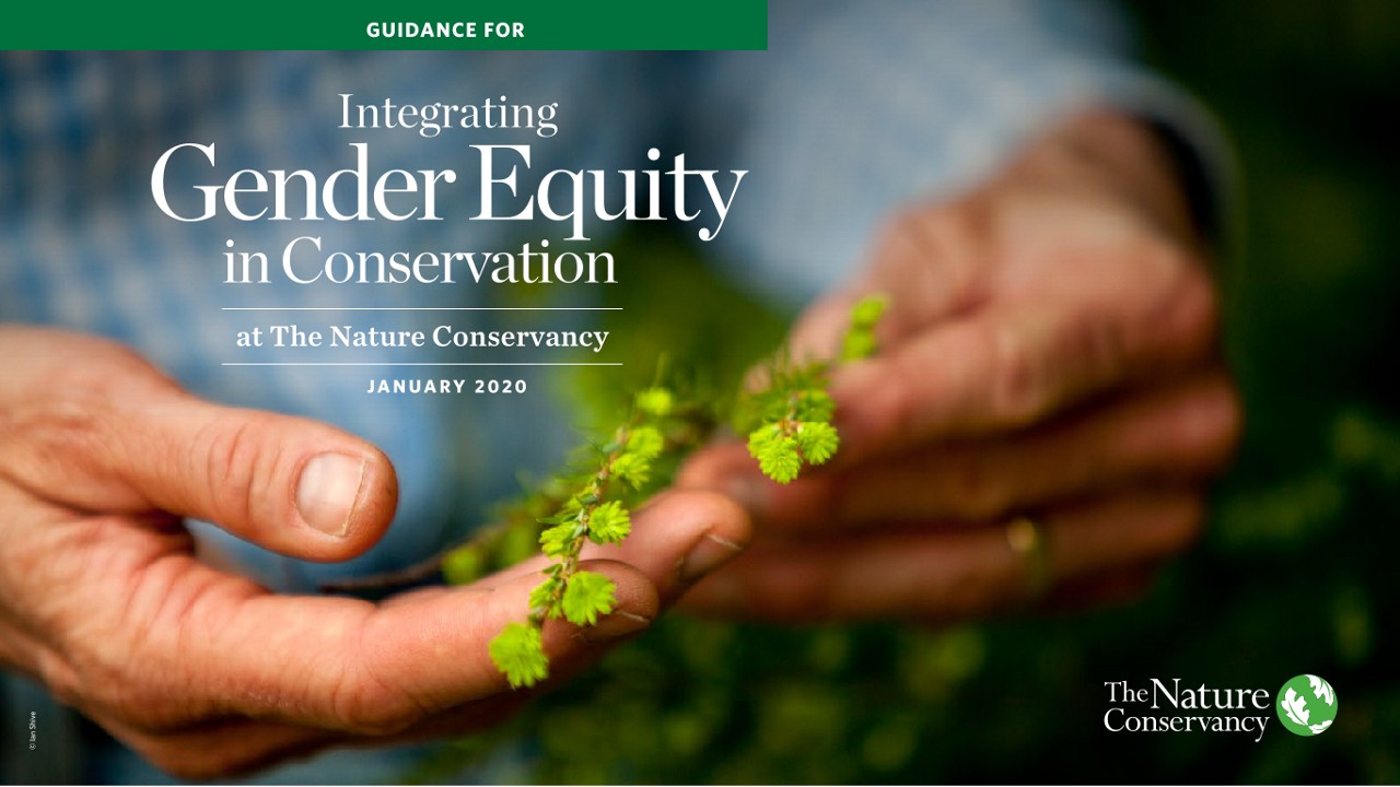 Cover of Integrating Gender Equity in Conservation.