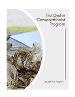 Cover of 2023 Oyster Conservationist final report.