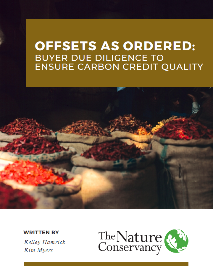 Cover of Offsets as Ordered report.
