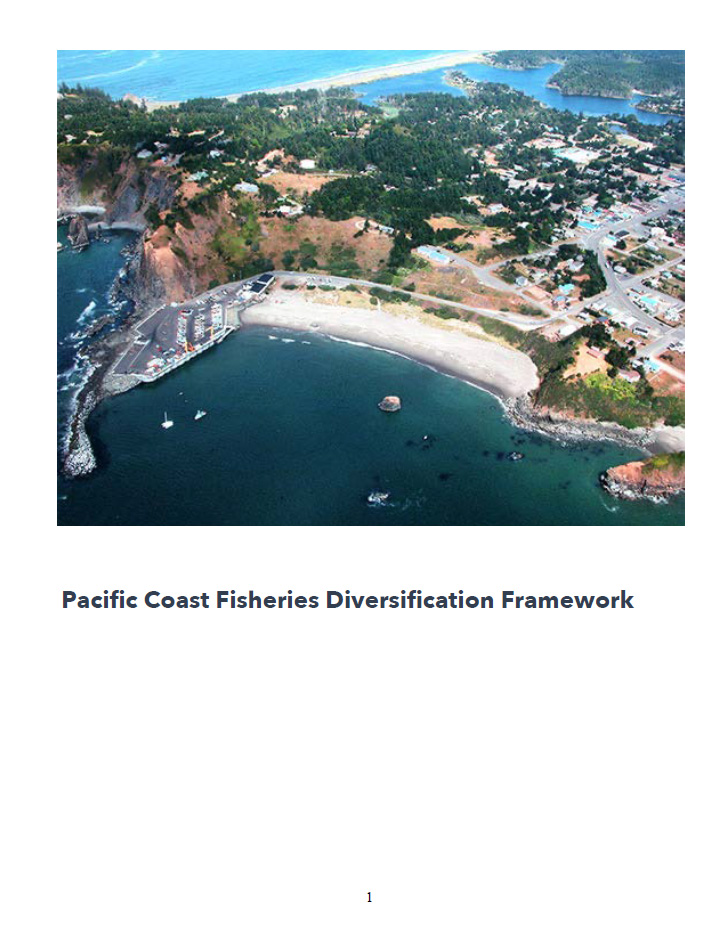 Cover of Pacific Coast Fisheries Diversification Report
