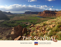 The cover of the winter 2021 issue of the Sundial.