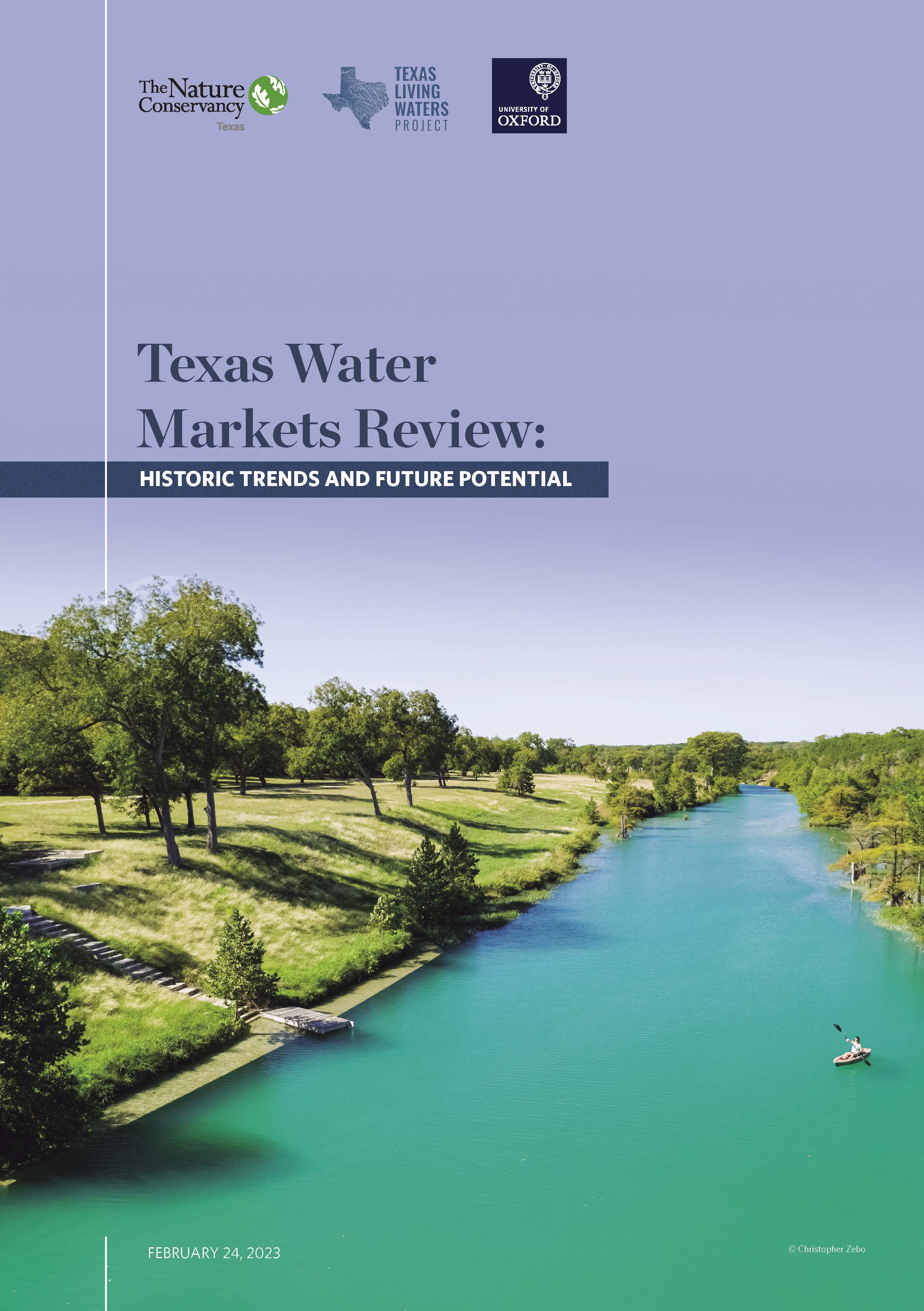 Cover of Texas Water Markets Review