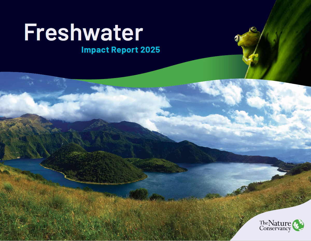 Cover of Freshwater Impact Report 2025.