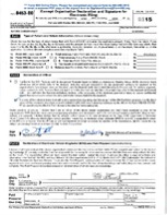 2015 TNC IRS Form 8453-EO (Fiscal year ending June 30, 2016)