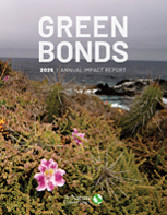 Cover of the 2025 Green Bonds annual report.