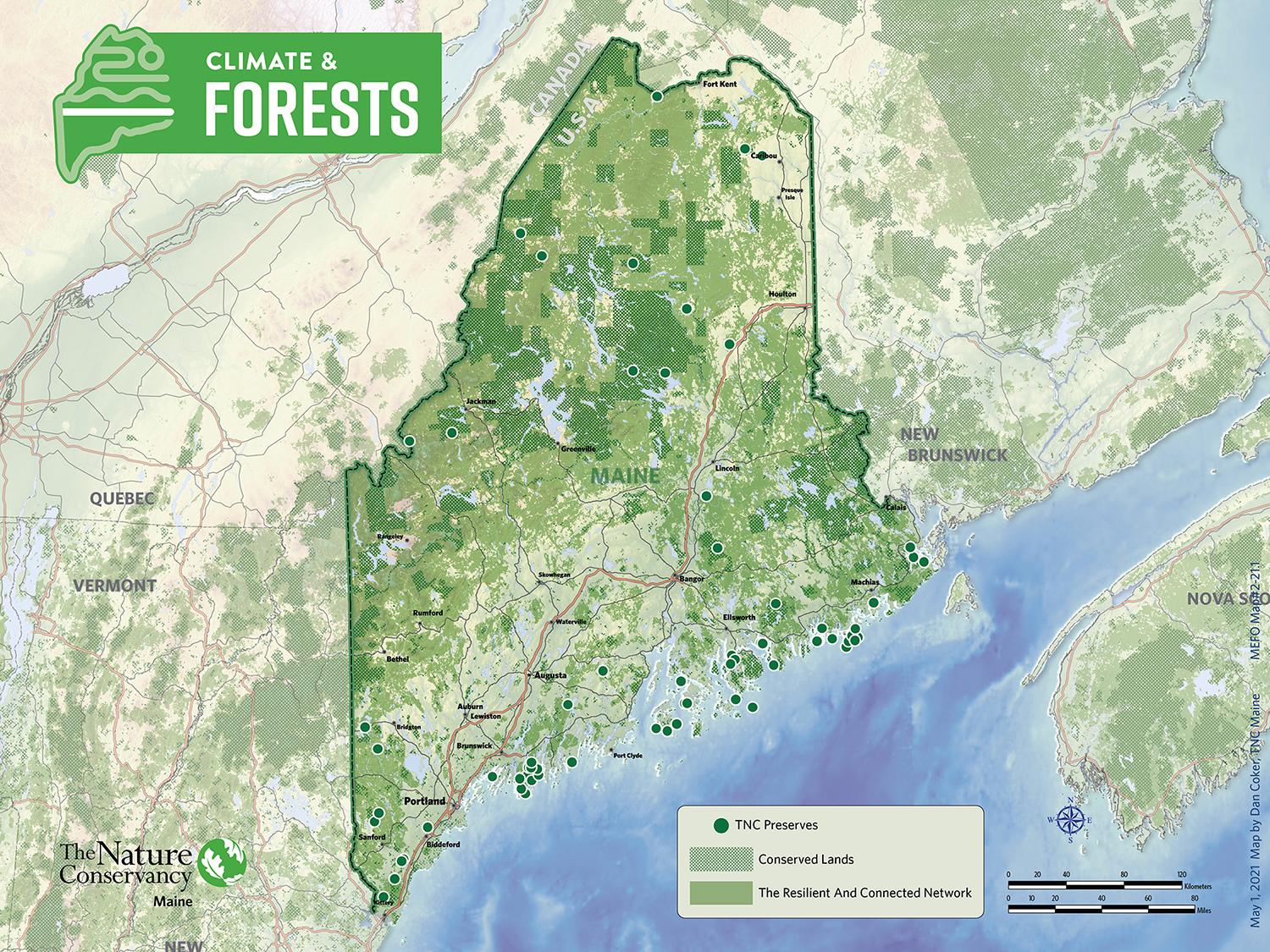 Climate-Forests-Map