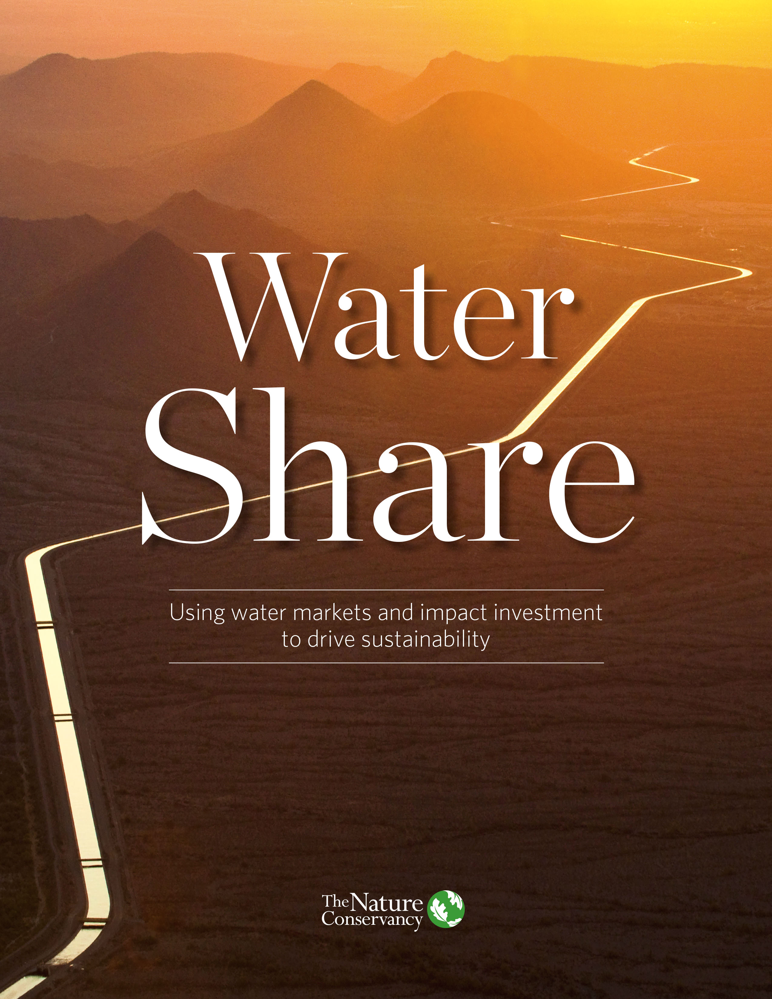 Using water markets and impact investment to drive sustainability.