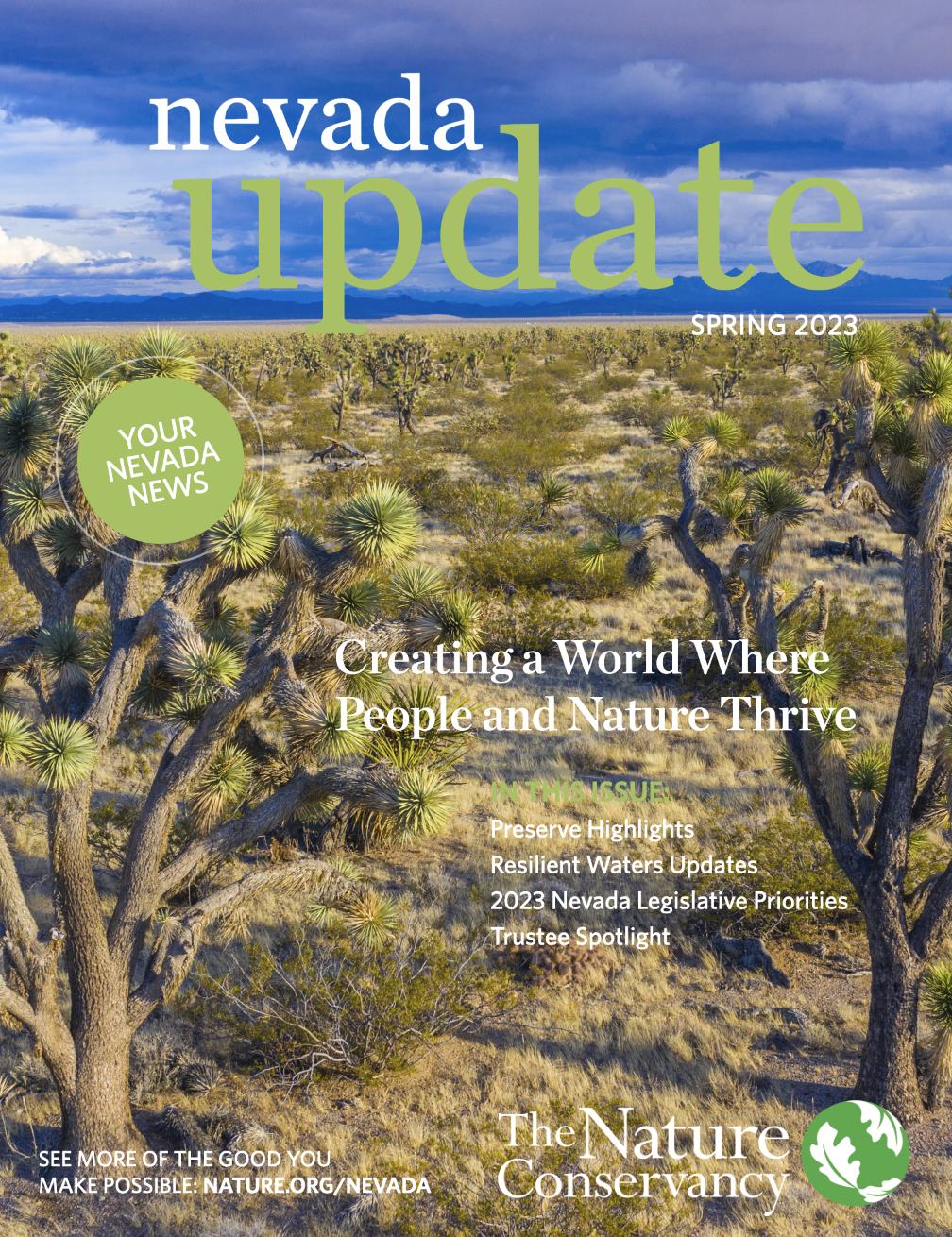 Cover of the Nevada 2022 spring newsletter.