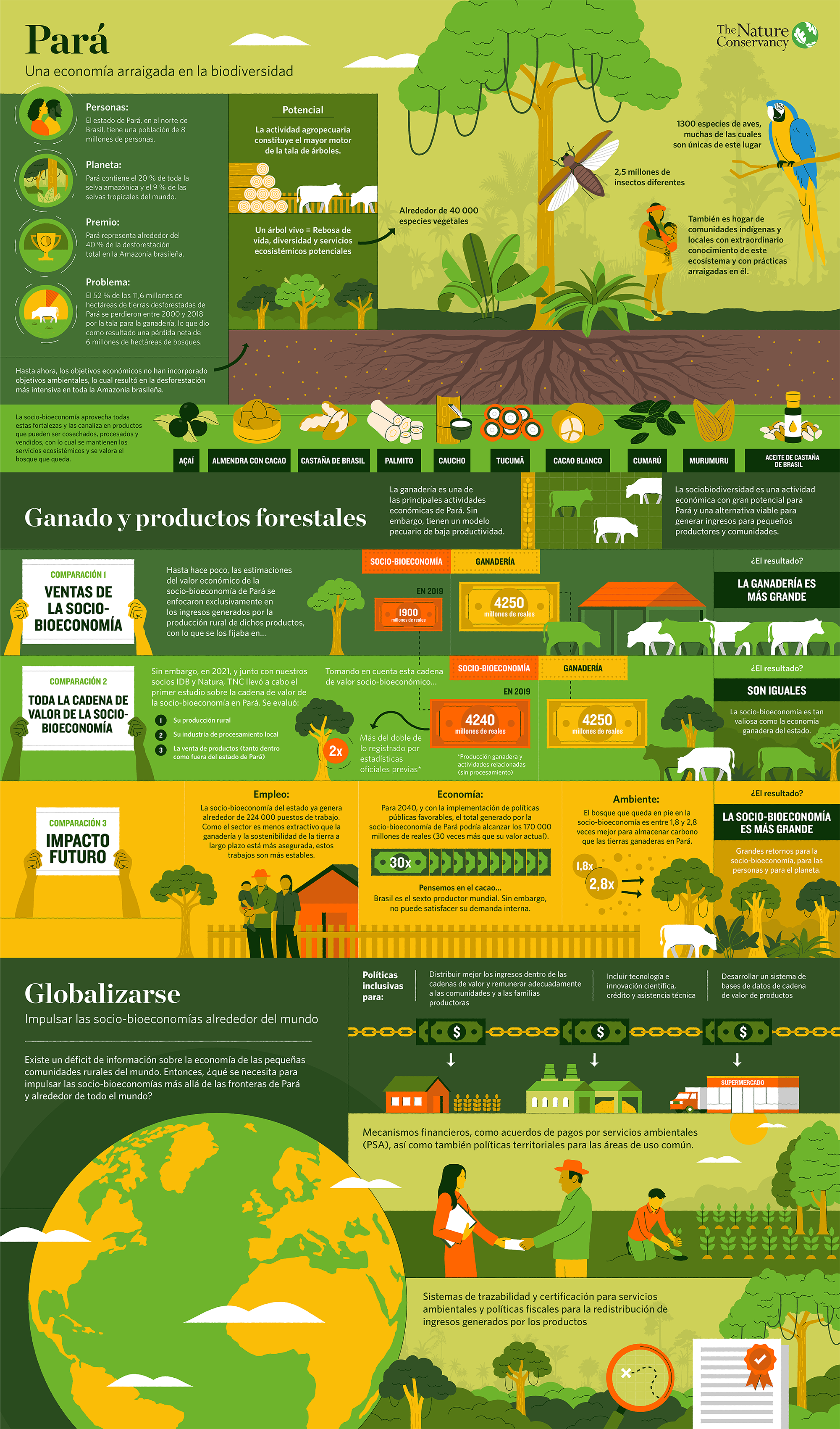 Imagen pequeña de una infografía verde y amarilla.