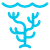An icon of an underwater plant.