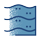 Blue water icon 