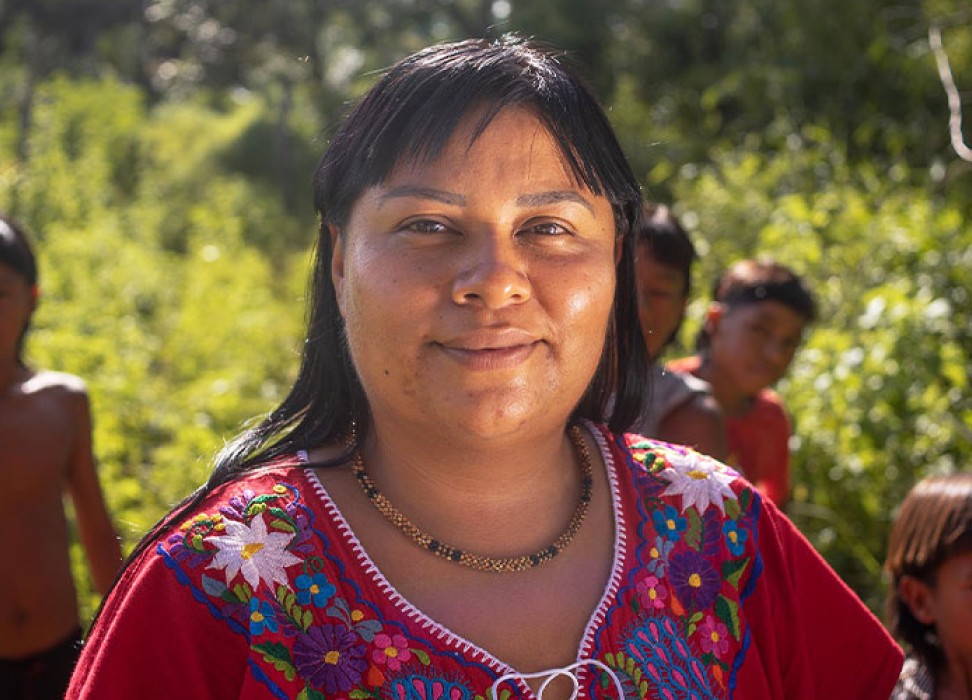 Portrait of Ro'otsitsina Juruna.