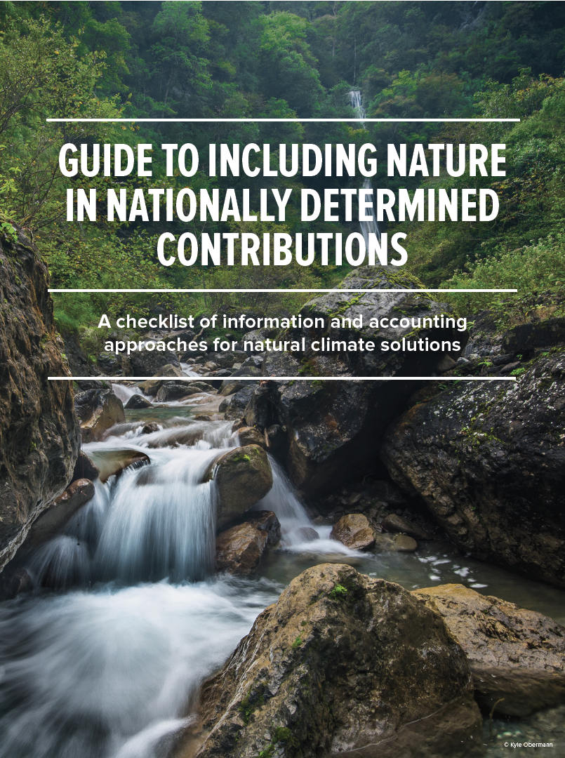 A checklist of information and accounting approaches for natural climate solutions
