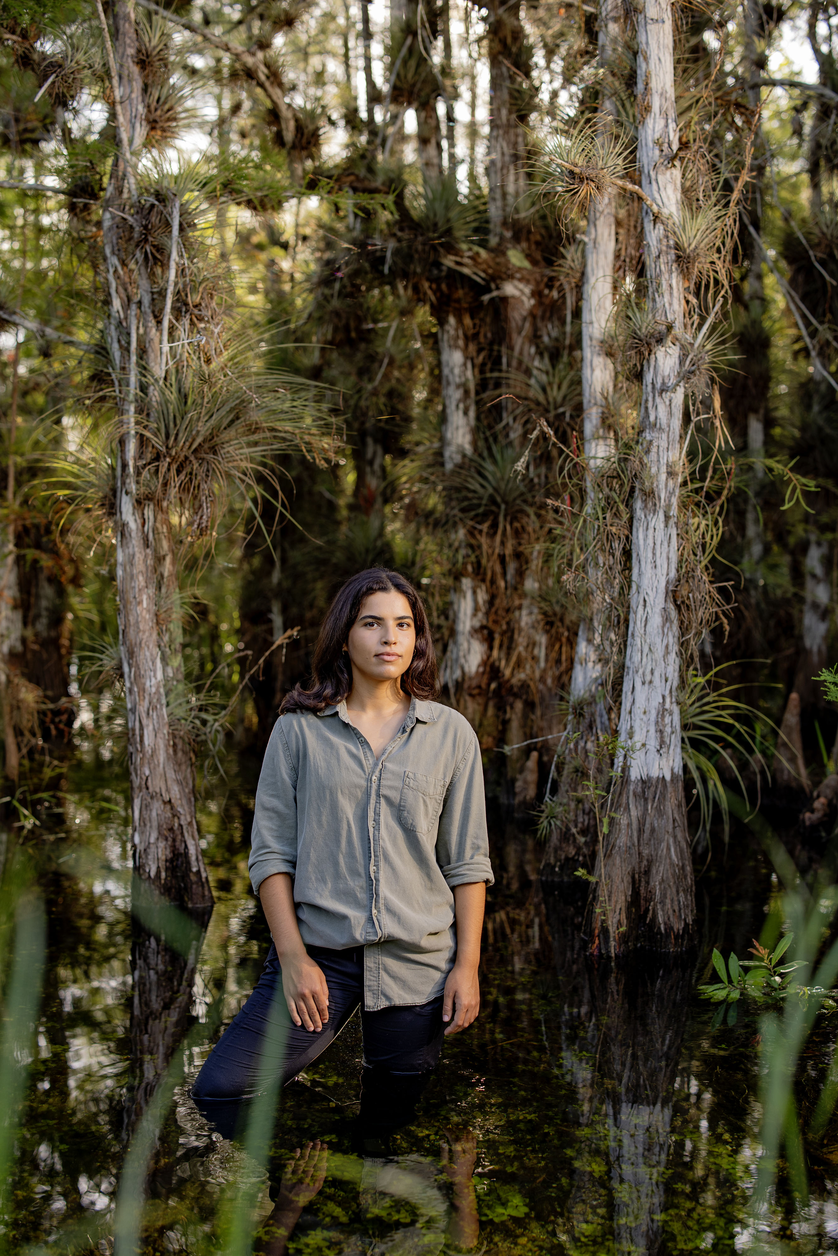 Gabriela Tejeda in Everglades National Park, Florida.