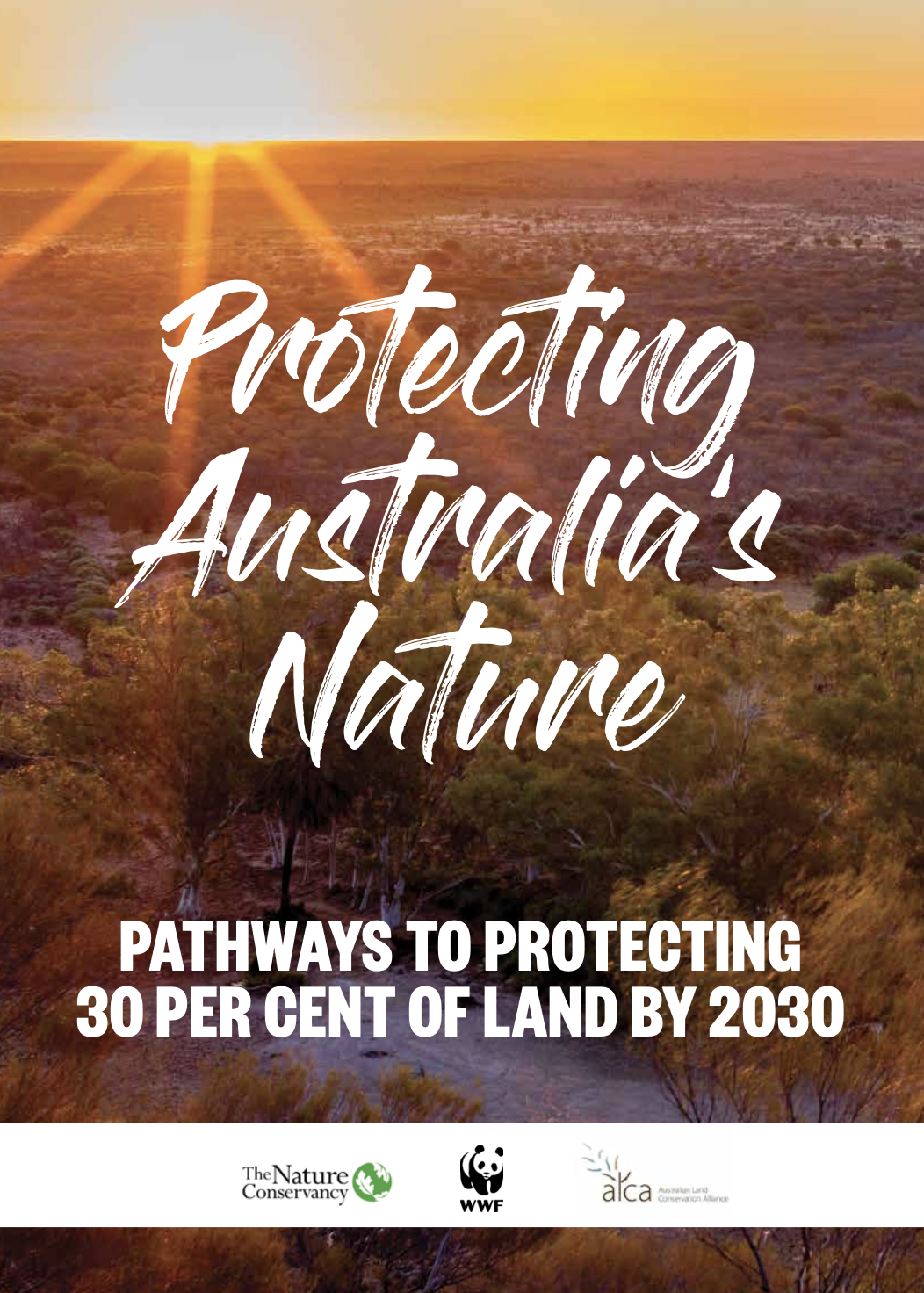 Cover of Australia's Pathways 30x30 report.