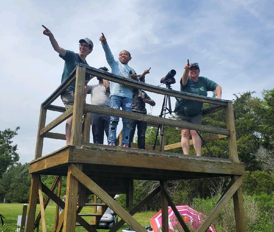 Birdwatching at Brownsville Open Farm Day at the VVCR!