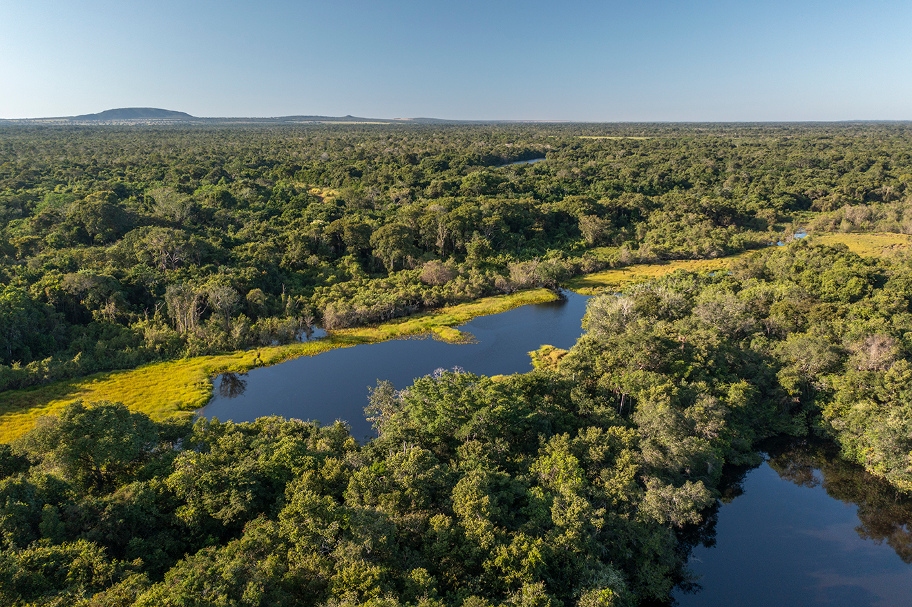 Lake in Araguaia, Brazil. 