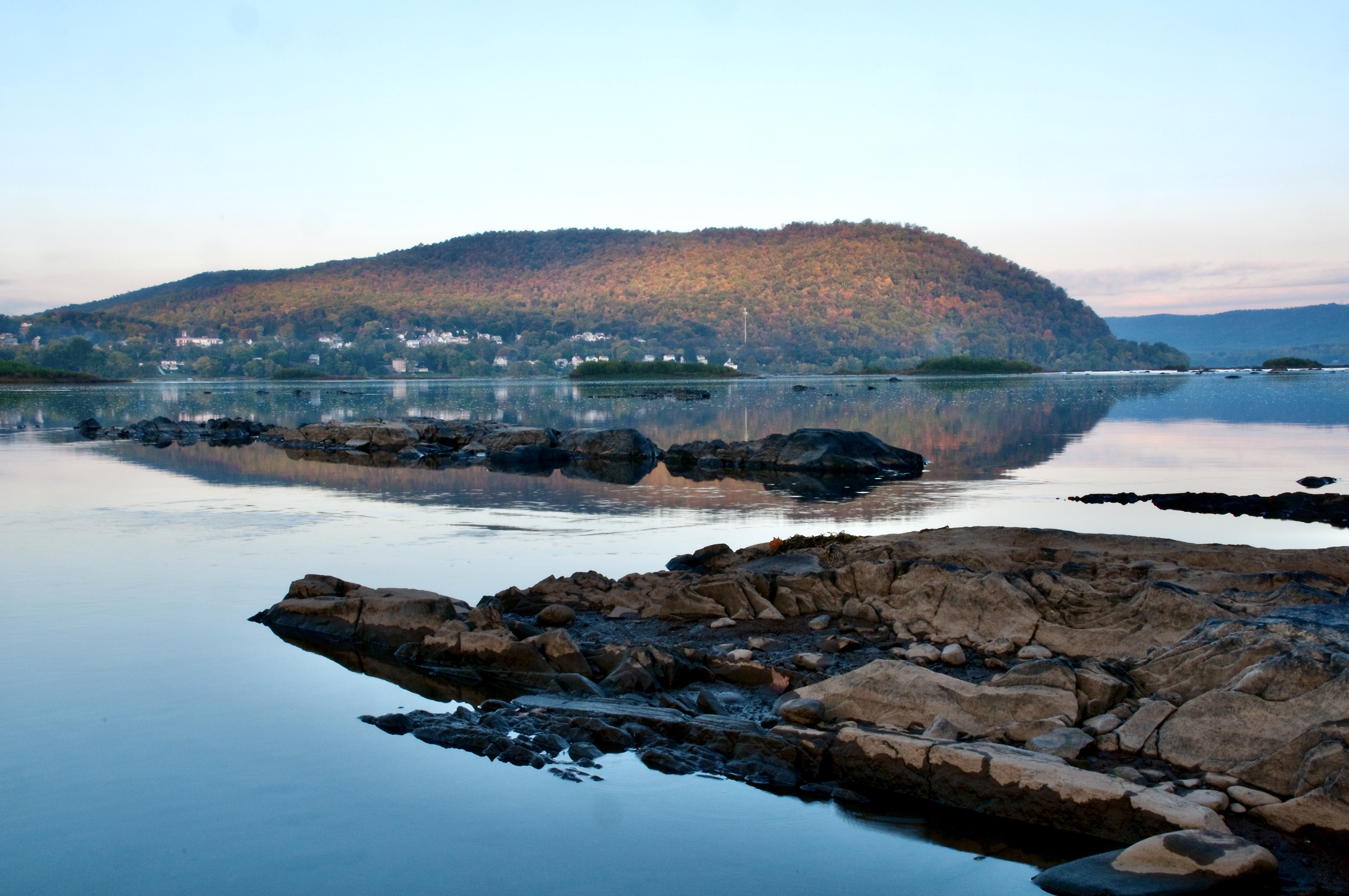 Early morning view of Hamer Woodlands at Cove Mountain.