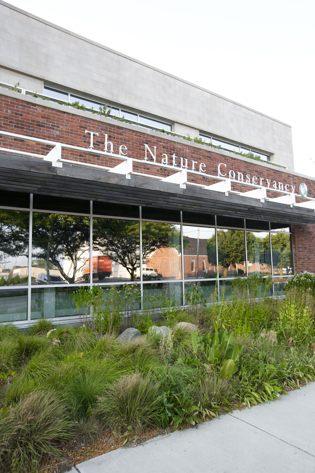 Front of TNC's Efroymson Conservation Center.