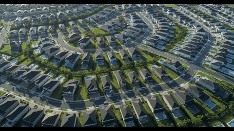 Aerial footage over a new housing development near Orlando, FL. The development is adjacent to one of the most narrow and fragile threads of wildlife habitat in the corridor.