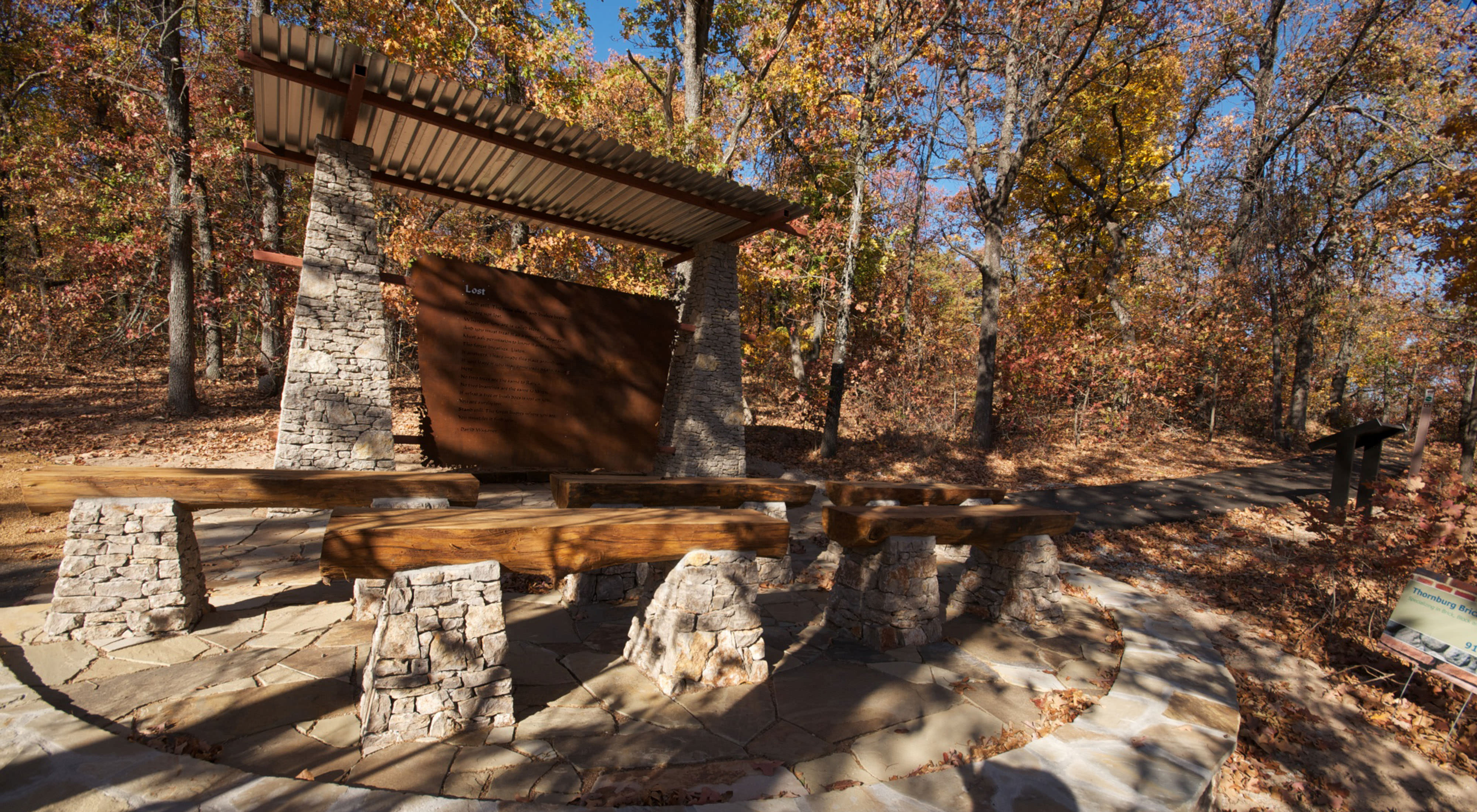 Keystone Ancient Forest trail entrance.