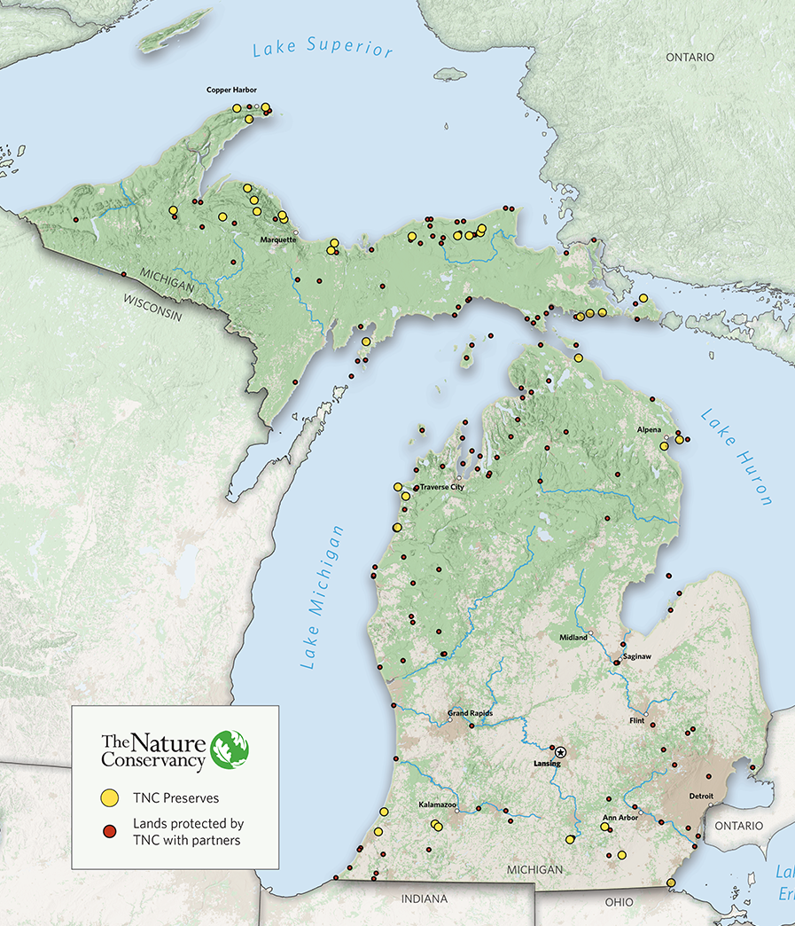 MI Where We Work Map