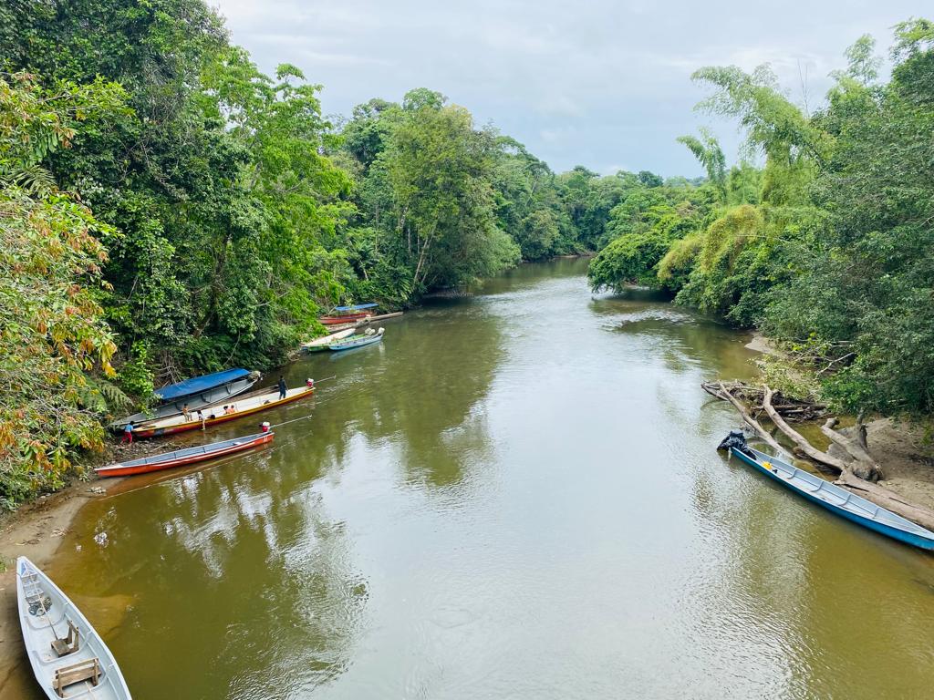The Nushiño River in Gareno, a Waorani community.