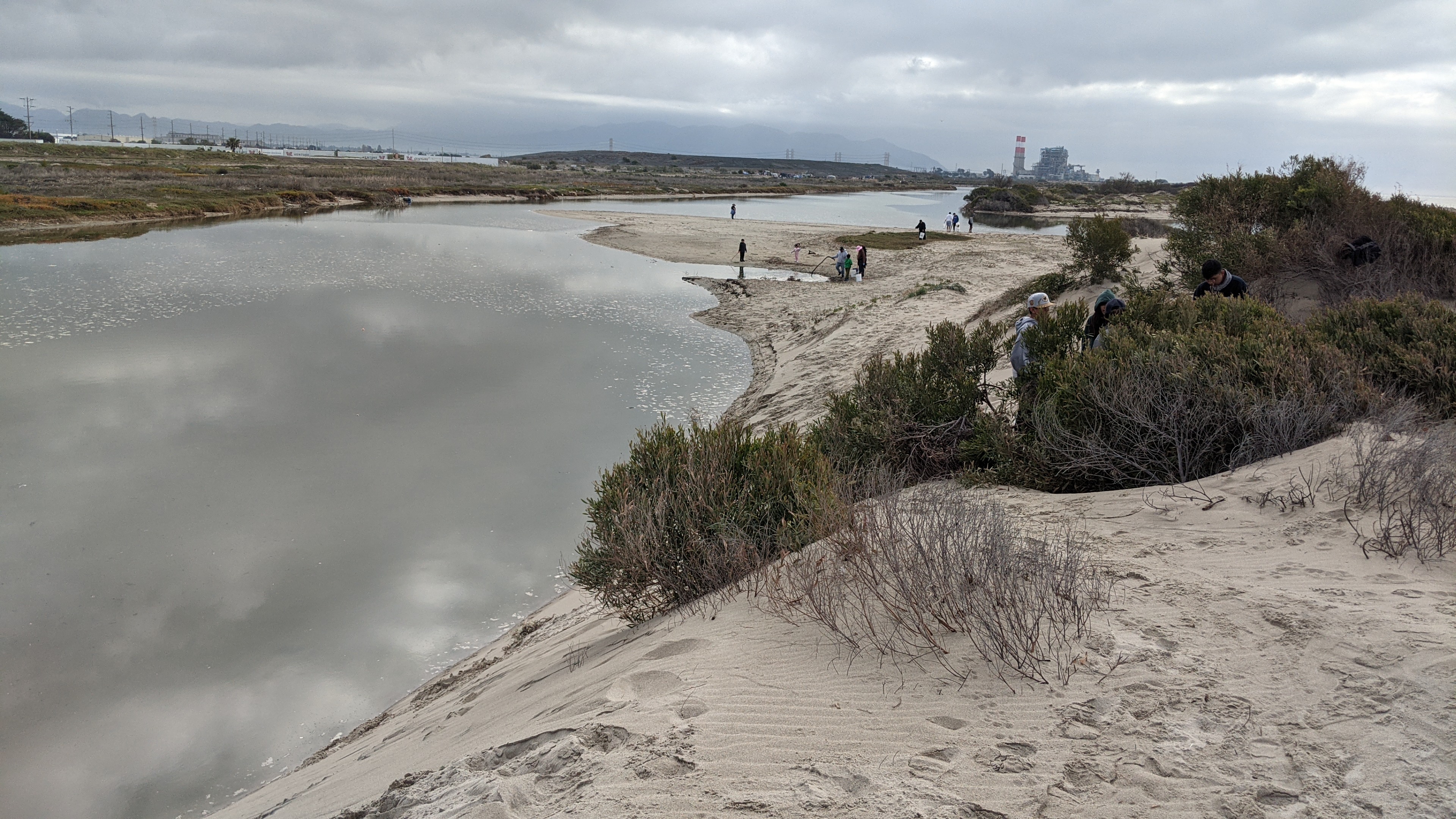 View of the lagoon at Ormond Beach.