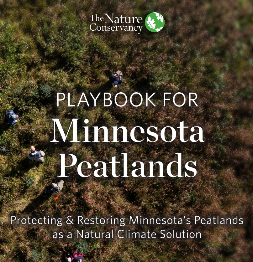 Peatlands Playbook cover page.