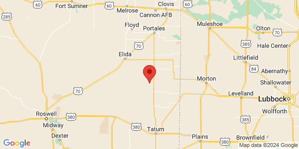 Map with marker: A Prairie Chicken Festival is held each spring.