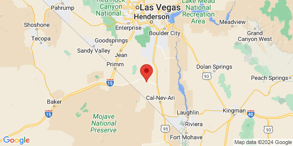 Map with marker: This area provides crucial habitat for the desert tortoise.
